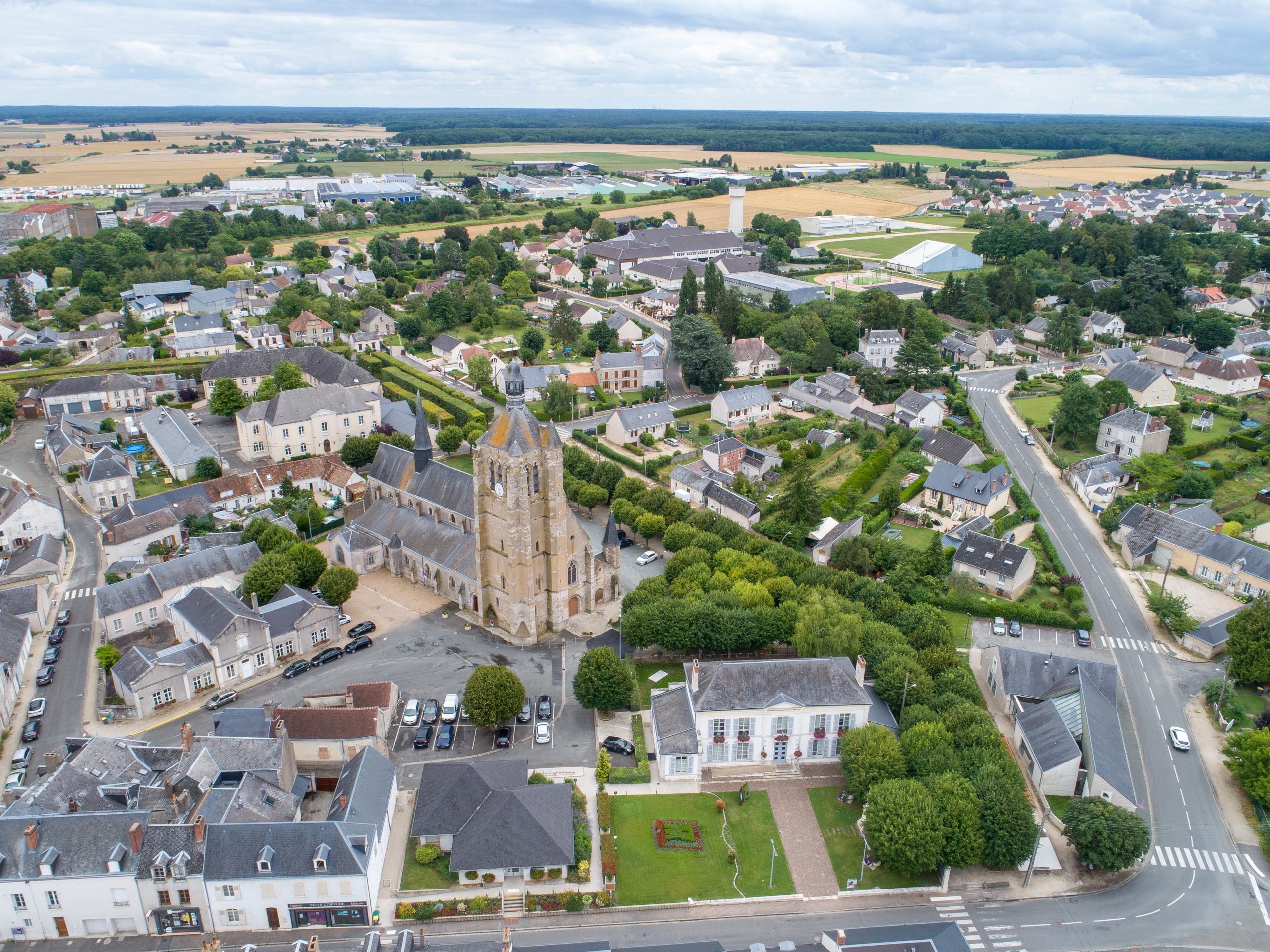 Une image de la ville de Neuville-aux-bois